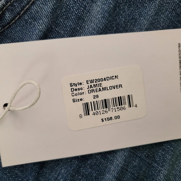 Edwin Jamie boyfriend cropped jeans Womens Size 8 New - Picture 4 of 6